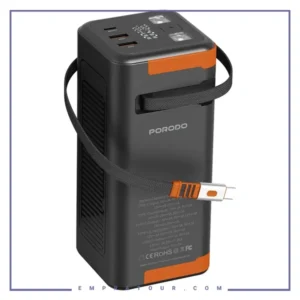 پاوربانک 50000  پرودو با کابل جمع شونده Porodo Power Boost PDPBFCH093BK