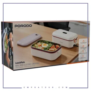 ظرف غذای برقی دوحالته پرودو Porodo Electric Lunch Box PDLFSTL0376