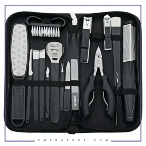 ست ۱۶ کاره مانیکور و پدیکور ناخن‌  پرودو Porodo  Manicure & PedicureSet  PDLFST8010BK