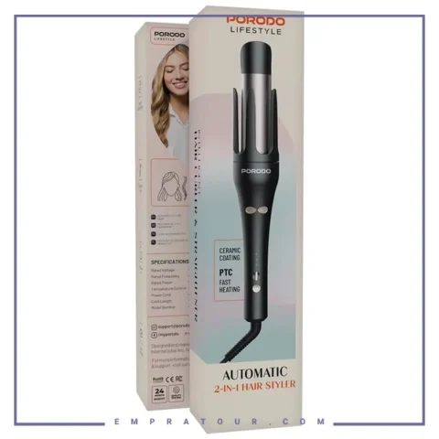 حالت دهنده موی دو کاره پرودو Porodo LifestyleHair Styler PDLFSTSA008BK