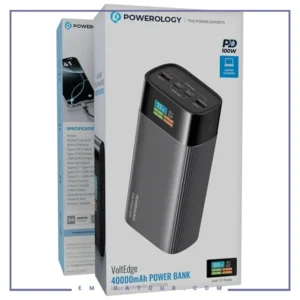 پاوربانک 40000 پاورولوژی Powerology VoltEdge 40000mAh Power Bank PPBCHA87