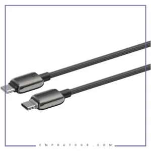 کابل شارژ 60W دوسر تایپ سی پاورولوژی Powerology USB-C To USB-C Charging Cable PWDC60D