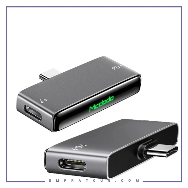 تبدیل 1به2 تایپ سی مکدودو mcdodo Type-C to dual Type-C Converter ca-7670