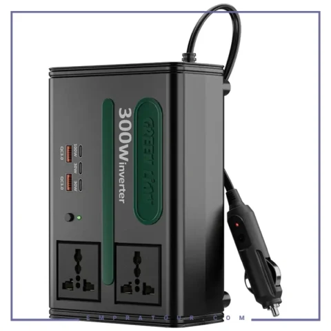 اینورتر خودرو گرین لاین Green Lion GC-300 Car Inverter GNGC300PINBK