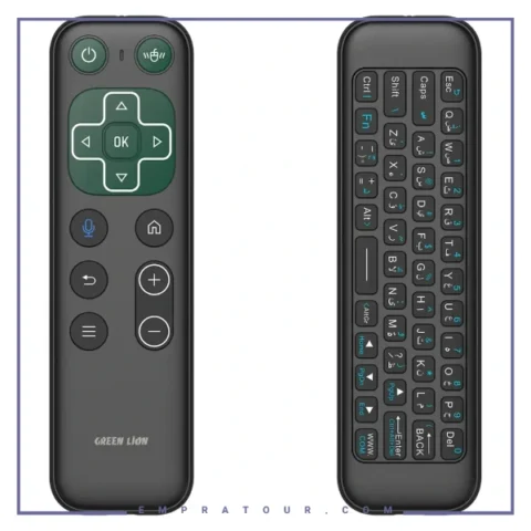 ریموت کنترل بی سیم گرین لاین Green Lion Remote Keyboard and Mouse GNWIRKYMS5BK