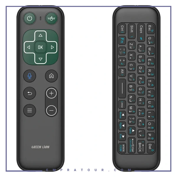 ریموت کنترل بی سیم گرین لاین Green Lion Remote Keyboard and Mouse GNWIRKYMS5BK