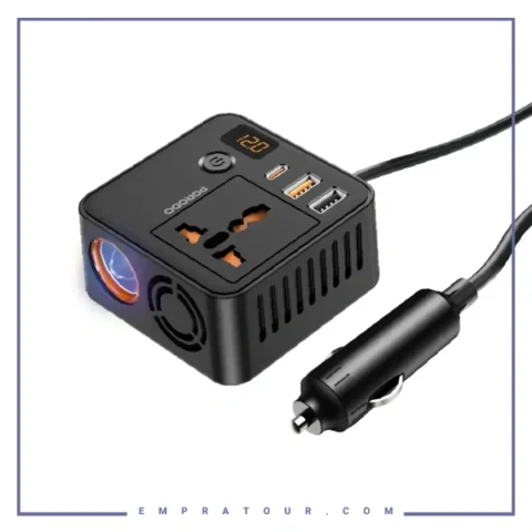 اینورتر برق AC پرودو Porodo 200W Car Power Inverter PD-FWCH057-BK