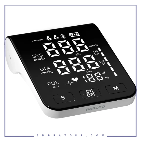 فشارسنج دیجیتال پرودو PORODO RECHARGEABLE MONITOR PDB01A2WH