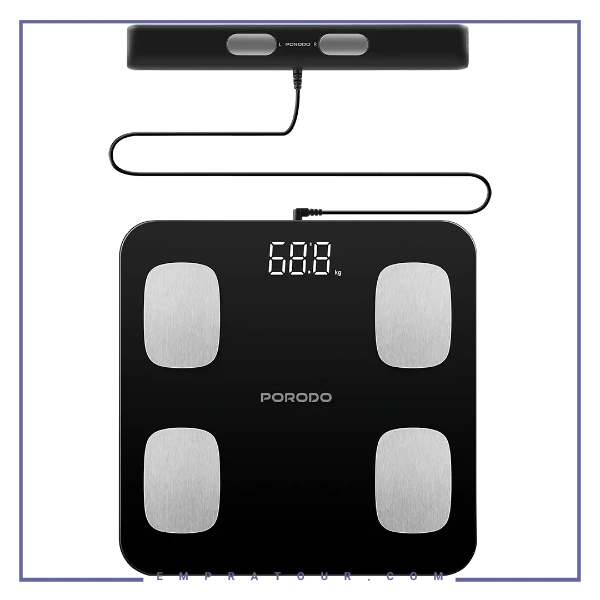 ترازو هوشمند پرودو Porodo Precise Lifestyle Smart Scale PDLFST089BK