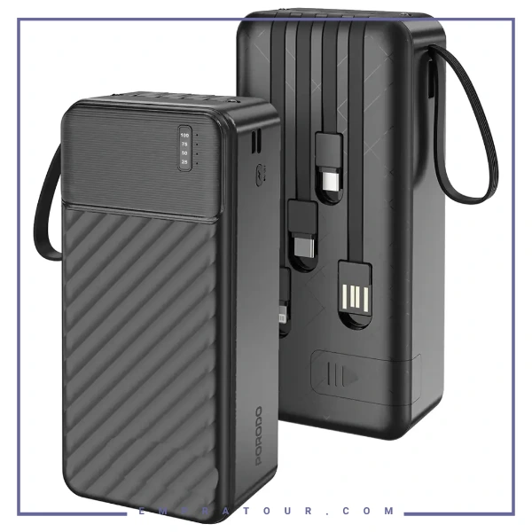 پاوربانک 30000 پیانو پرودو Porodo Piano Power Bank PDPBJ35BK