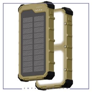پاوربانک خورشیدی 20 وات 10000 پاورولوژی POWEROLOGY SOLARA POWER BANK PPBCHA100KH