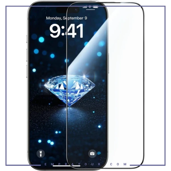 گلس شیشه ای شفاف آیفون 17 پرومکس جویروم JOYROOM Glass for iPhone 17 Pro Max JR-MQS0569
