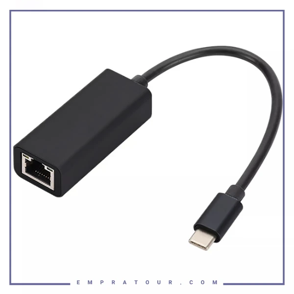 تبدیل تایپ سی به LAN سرعت 1000M کوتسی مدل 1000M-83002