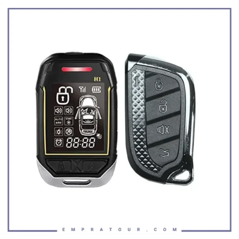 دزدگیر تک ریموت تصویری شارژی خودرو مدل Stelock LF861 single Car Alarm