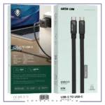کابل تبدیل USB-C به USB-C گرین لاین Green Lion GNTPE1MC2CBK - تصویر 3