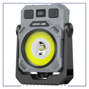 چراغ LED قابل شارژ دو رنگ گرین لاین Green Lion GNWL50MWLTBK