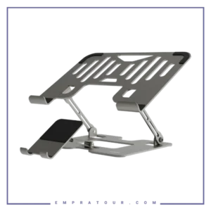 پایه نگهدارنده ۲ در ۱ لپ‌تاپ و موبایل پرودو Porodo PDHSM09SL