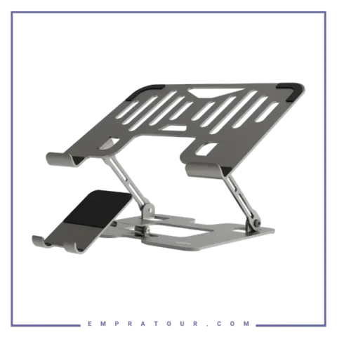 پایه نگهدارنده ۲ در ۱ لپ‌تاپ و موبایل پرودو Porodo PDHSM09SL