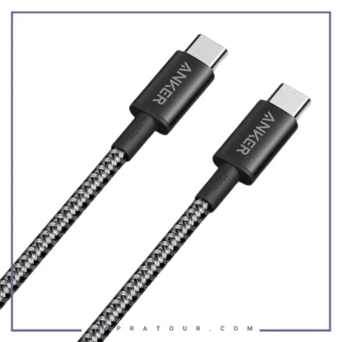 کابل تبدیل USB-C به USB-C انکر مدل Anker A8753