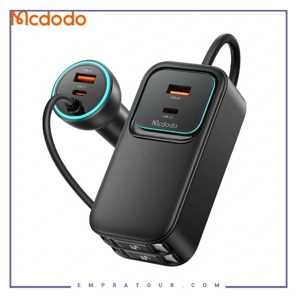 شارژر فندکی 135 وات 6 پورت مک دودو MCDODO CC-213