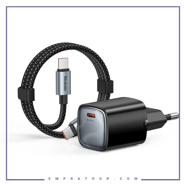 شارژر دیواری 45 وات به همراه کابل USB-C مک دودو Mcdodo CH-443