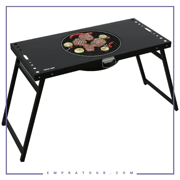میز باربیکیو تاشو کمپینگ گرین لاین Green Lion GNPOBBQTBK