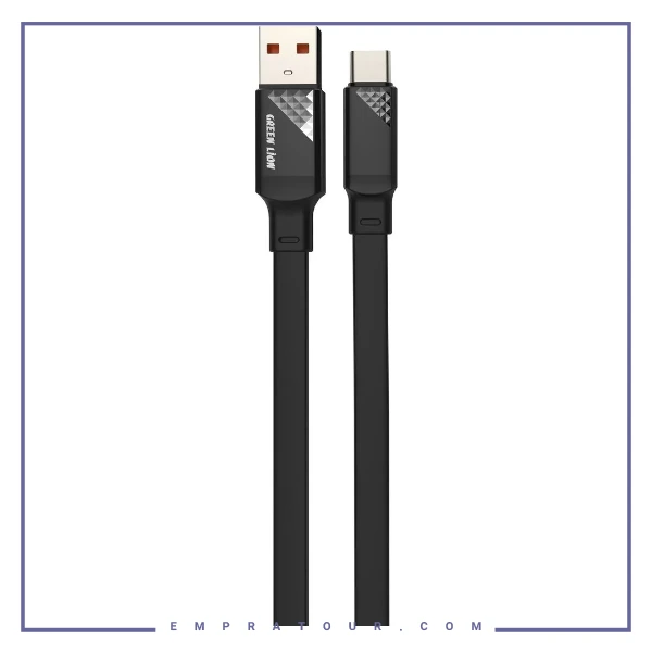 کابل تبدیل USB-A به USB-C گرین لاین Green Lion GNTPE1MA2CBK